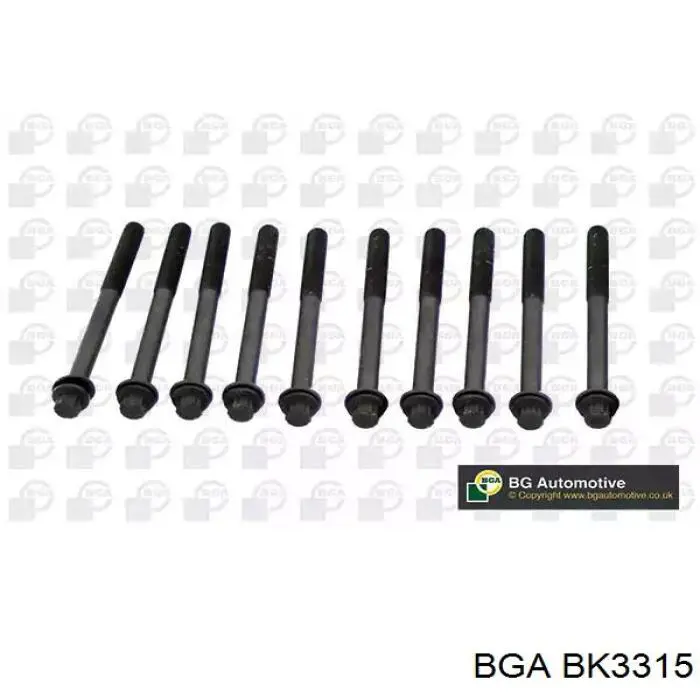 Болт головки блока циліндрів, ГБЦ BGA BK3315 ціна, від 14.27 USD