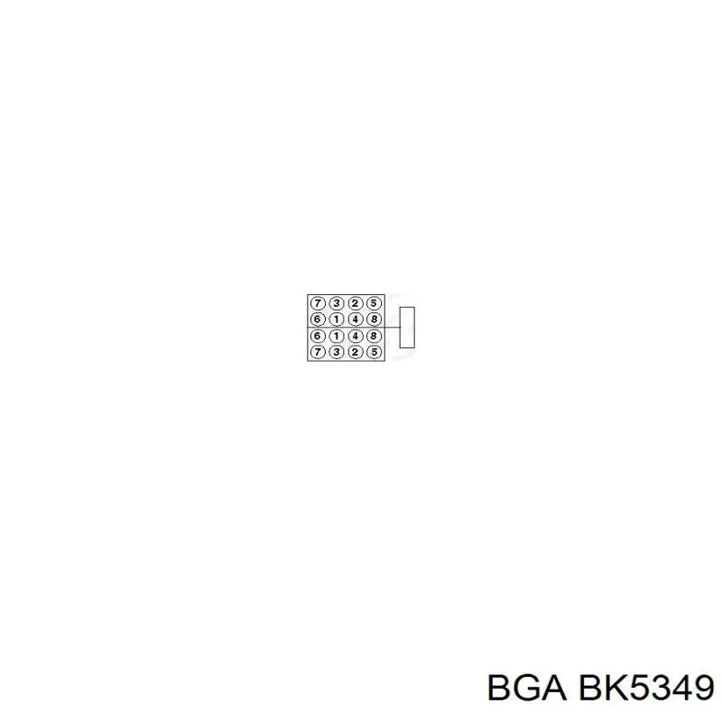 BK5349 BGA болт головки блока циліндрів, гбц