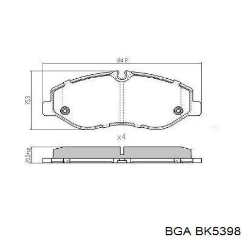 Купити BK5398 BGA Болт гбц