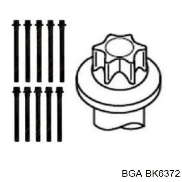 Болт головки блока циліндрів, ГБЦ BGA BK6372 ціна, від 25.91 USD