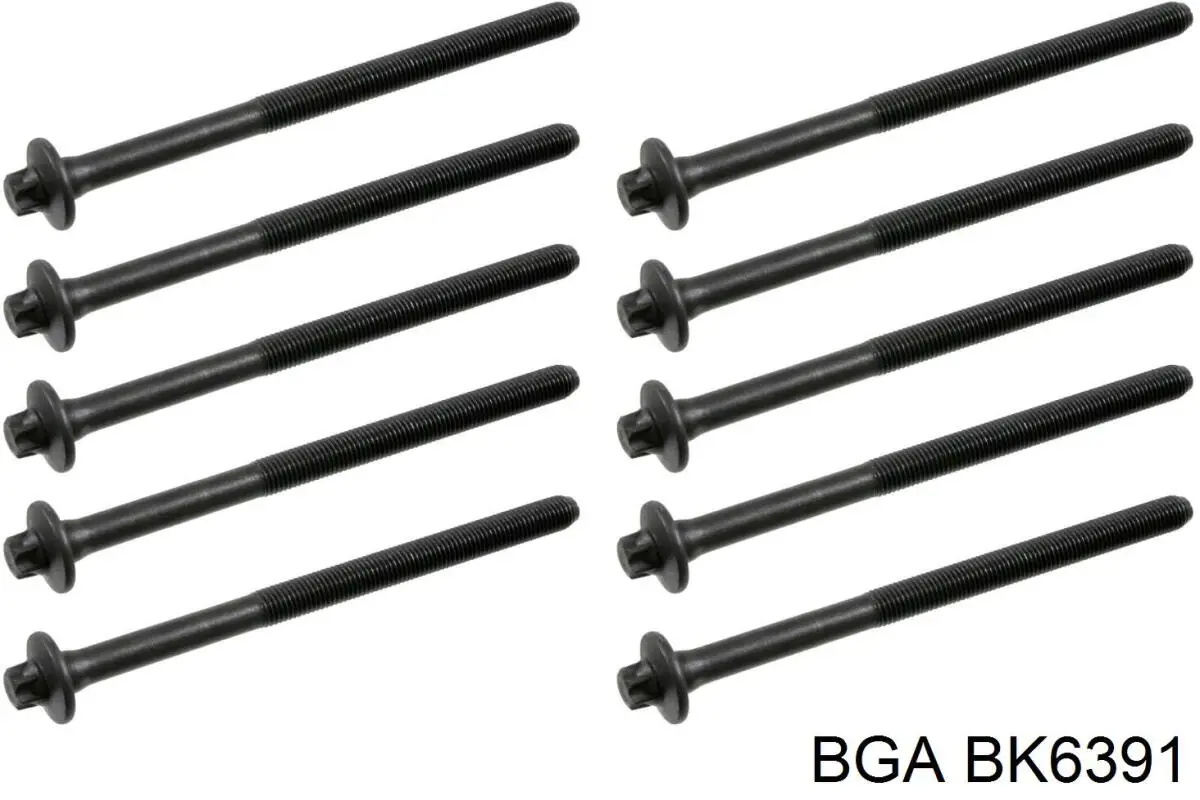BK6391 BGA болт головки блока циліндрів, гбц