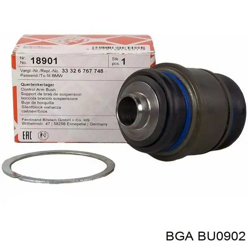 Сайлентблок цапфи задньої BGA BU0902 ціна, від 11.60 USD