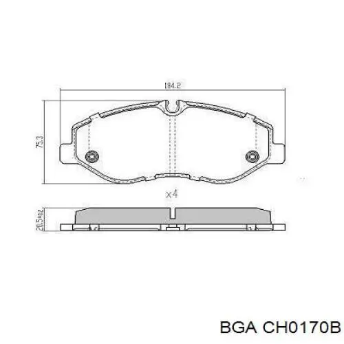 Купити CH0170B BGA Прокладка ГБЦ