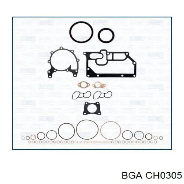 Прокладка головки блока циліндрів (ГБЦ), ліва Ford Taunus (GBTS, GBFS, CBTS) (Форд Taunus)
