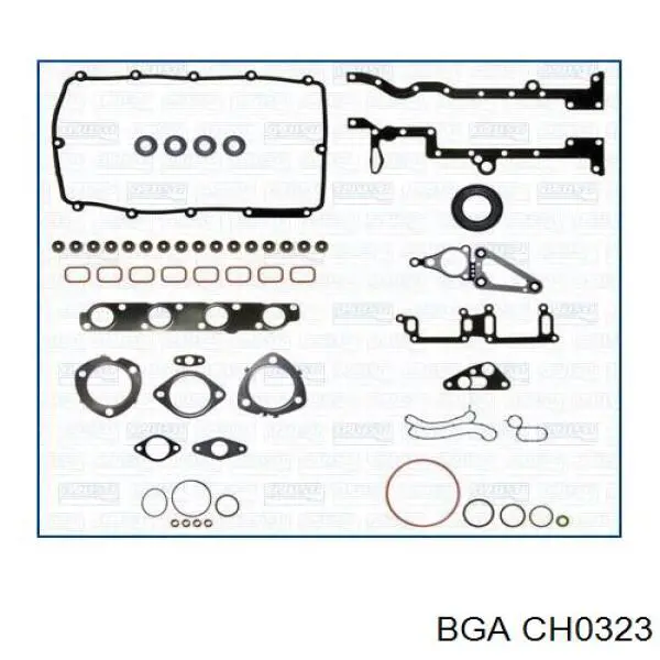 CH0323 BGA прокладка головки блока циліндрів (гбц)