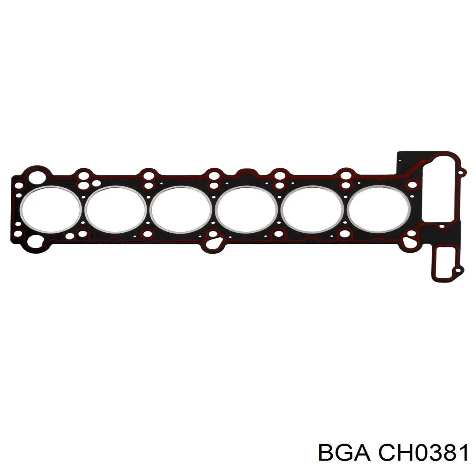 CH0381 BGA прокладка головки блока циліндрів (гбц)