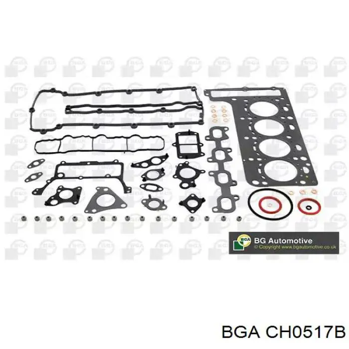 CH0517B BGA прокладка головки блока циліндрів (гбц)