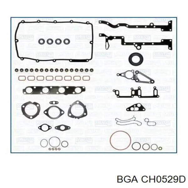 CH0529D BGA прокладка головки блока циліндрів (гбц)