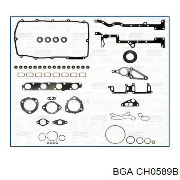 CH0589B BGA прокладка головки блока циліндрів (гбц)