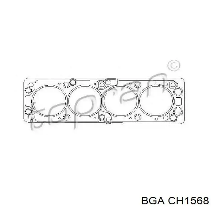 Прокладка ГБЦ BGA CH1568 ціна, від 25.02 USD