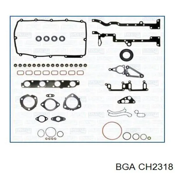 CH2318 BGA прокладка головки блока циліндрів (гбц)