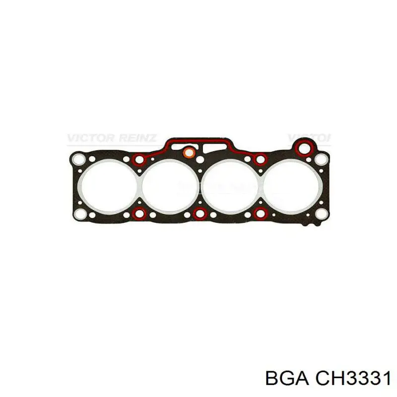 CH3331 BGA прокладка головки блока циліндрів (гбц)