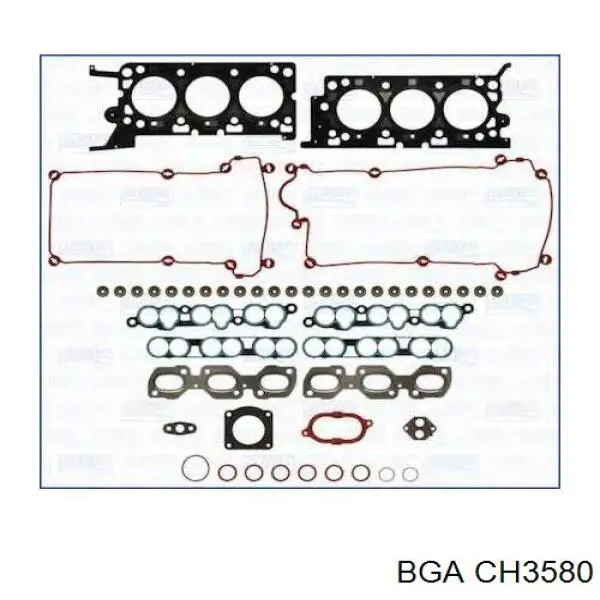 Прокладка головки блока циліндрів (ГБЦ), права на Ford Mondeo (B5Y)