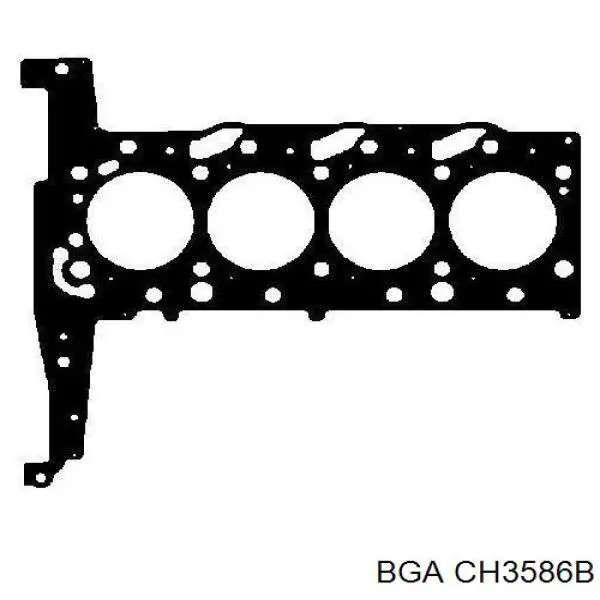 1349899 Ford прокладка головки блока циліндрів (гбц)
