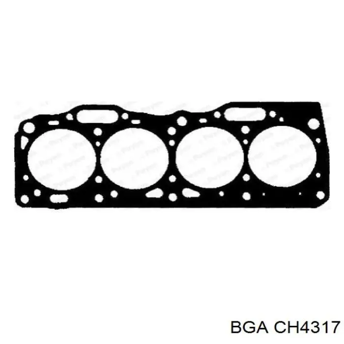 CH4317 BGA прокладка головки блока циліндрів (гбц)