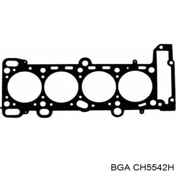 1022221 Ford прокладка головки блока циліндрів (гбц)