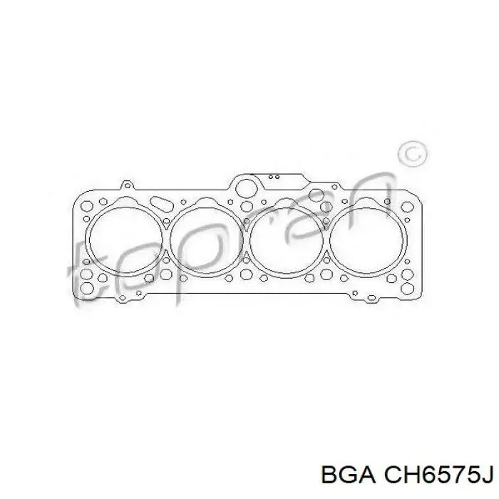 CH6575J BGA прокладка головки блока циліндрів (гбц)