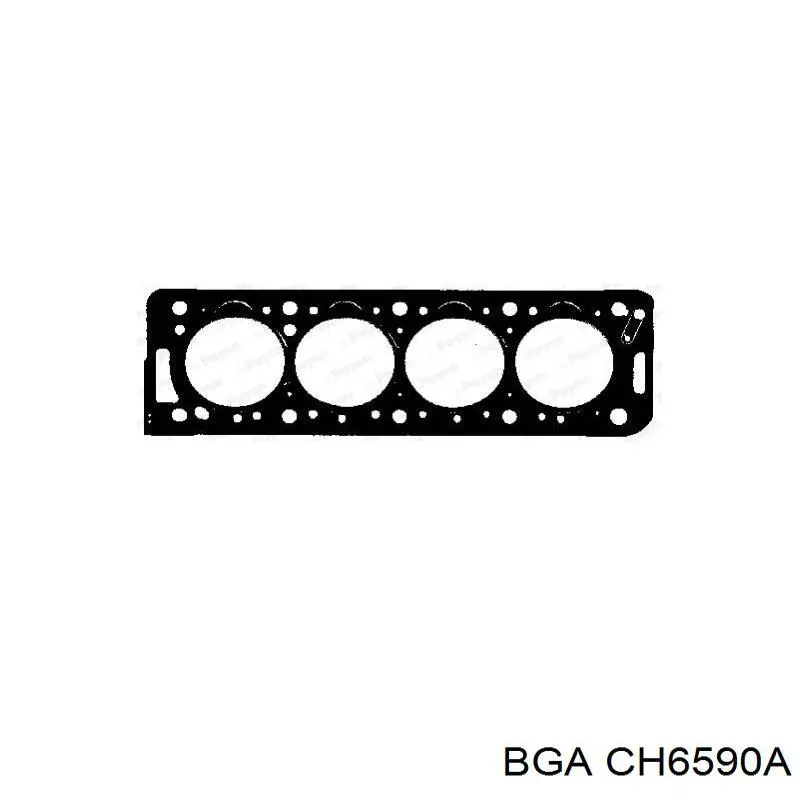 0209Y6 Peugeot/Citroen прокладка головки блока циліндрів (гбц)