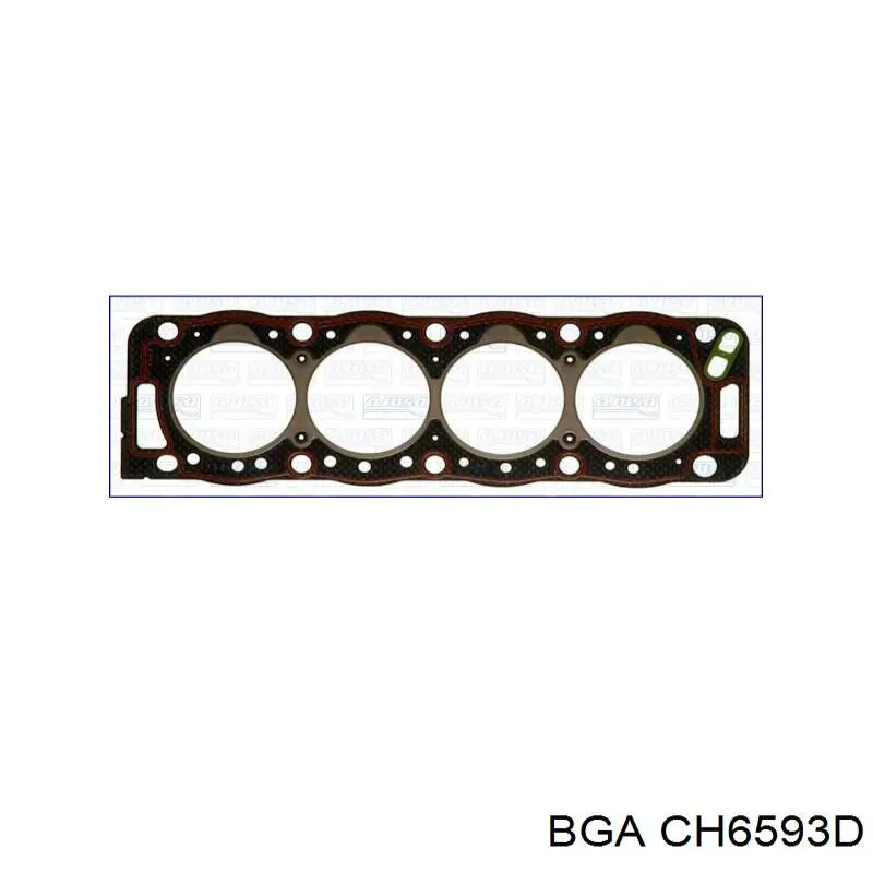 CH6593D BGA прокладка головки блока циліндрів (гбц)
