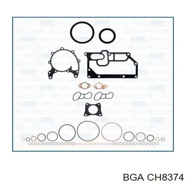 CH8374 BGA прокладка головки блока циліндрів (гбц)