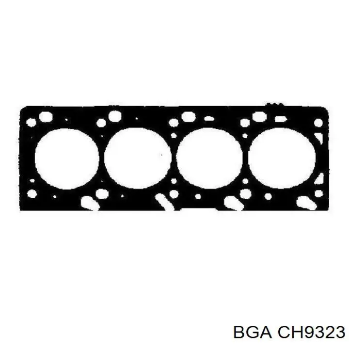 CH9323 BGA прокладка головки блока циліндрів (гбц)