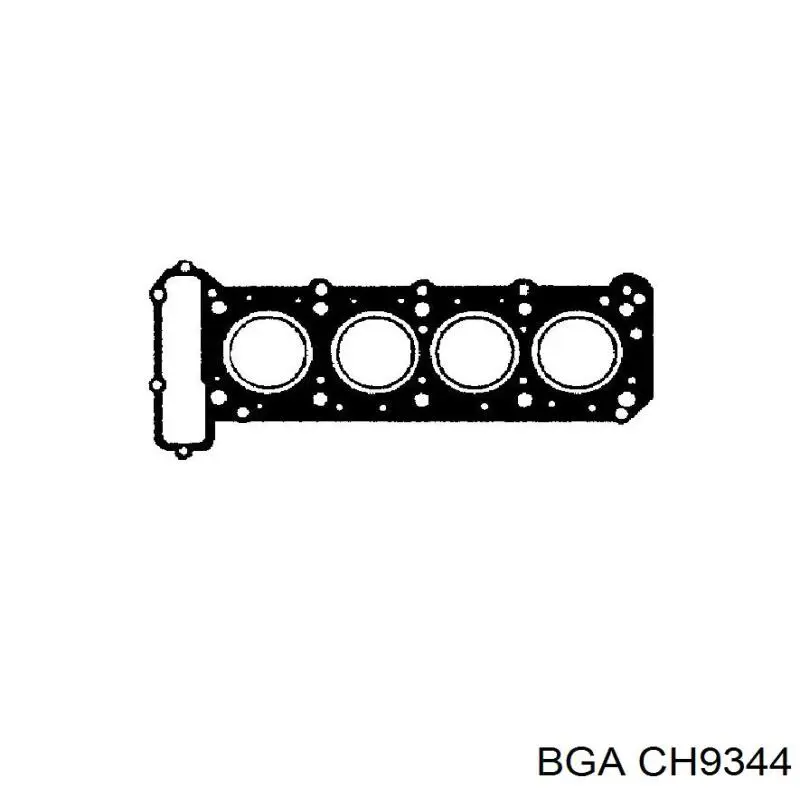 830177 Bectep прокладка головки блока циліндрів (гбц)
