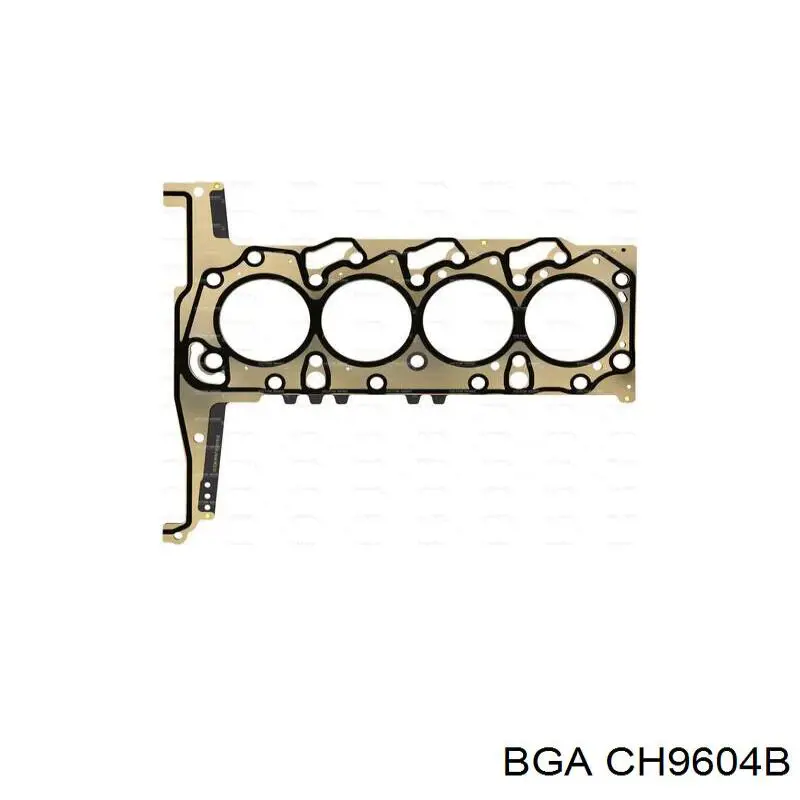 BK3Q6051B1C Ford прокладка головки блока циліндрів (гбц)