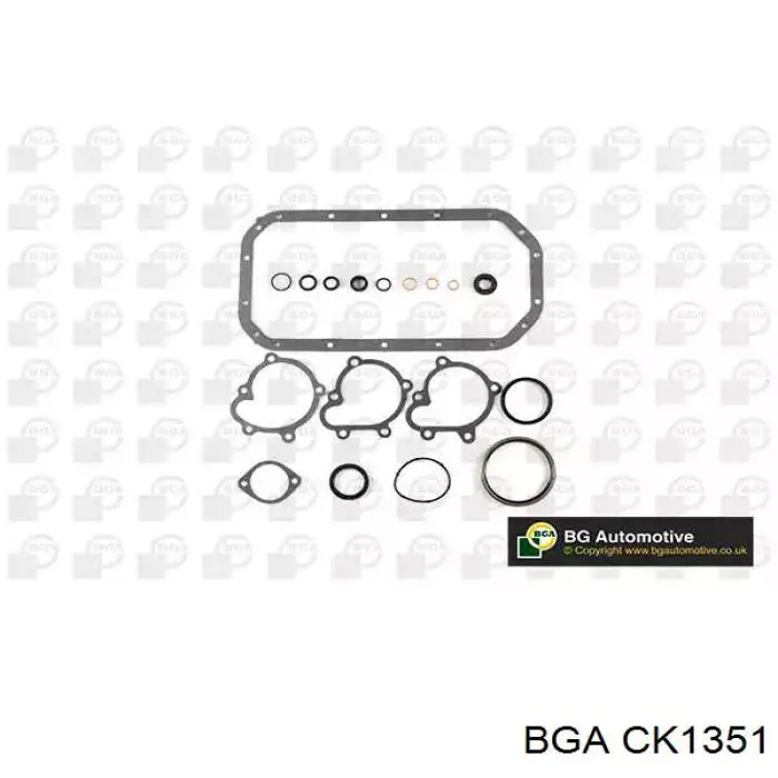 CK1351 BGA Комплект прокладок двигуна, нижній