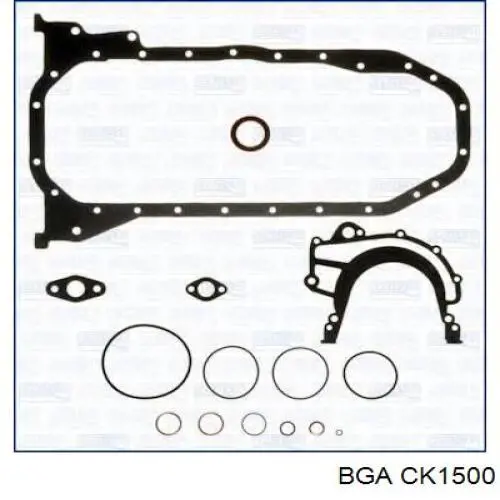 Комплект прокладок двигуна, нижній BGA CK3597 ціна, від 43.34 USD