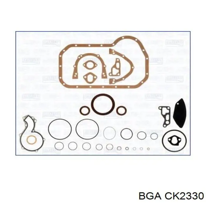 CK2330 BGA комплект прокладок двигуна, нижній