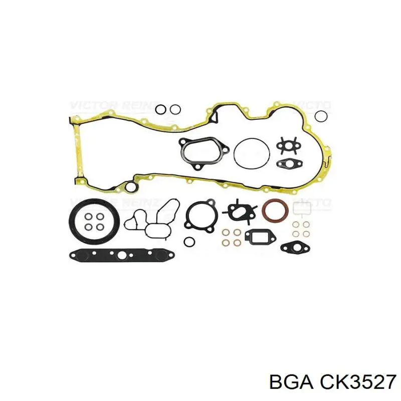 Комплект прокладок двигуна, нижній BGA CK3527 ціна, від 53.51 USD