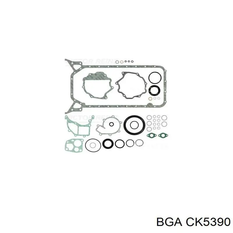 CK5390 BGA комплект прокладок двигуна, нижній