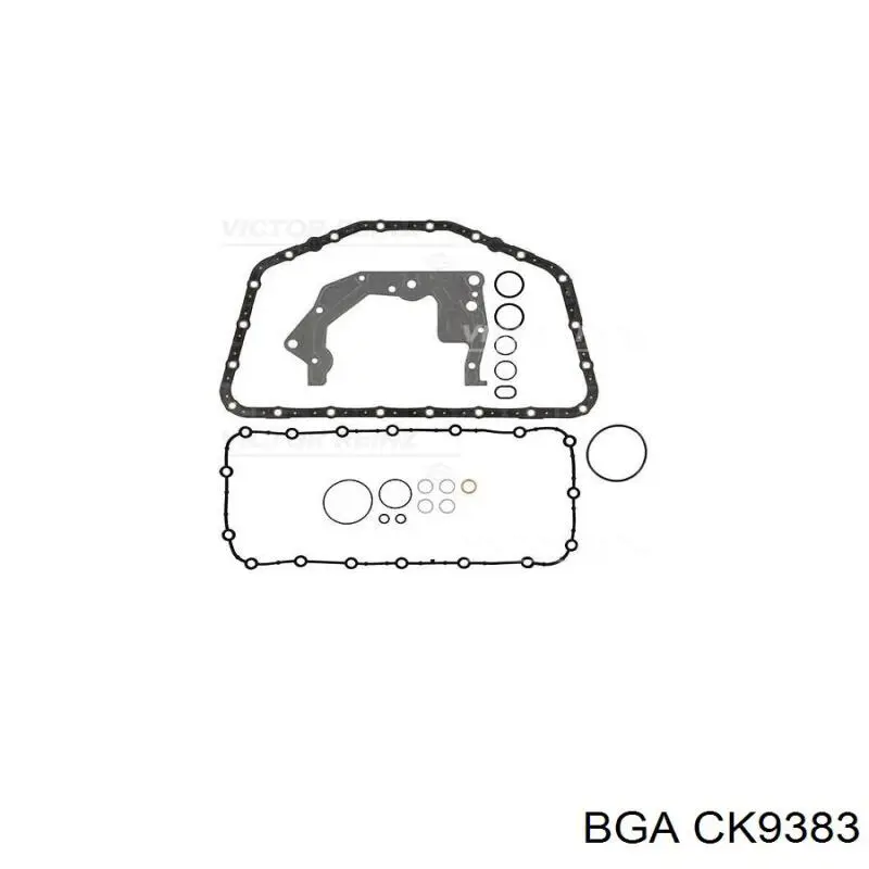 CK9383 BGA Комплект прокладок двигуна, нижній