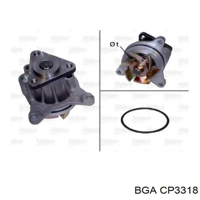 Помпа CP3318 BGA
