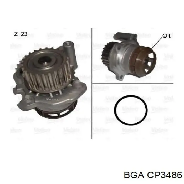 Помпа CP3486 BGA