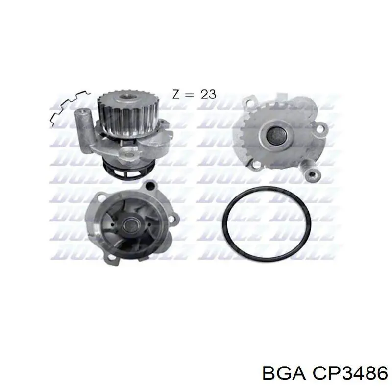 Помпа охолодження BGA CP3486 ціна, від 31.16 USD