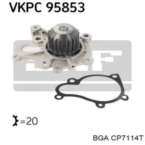 Водяний насос BGA CP7114T