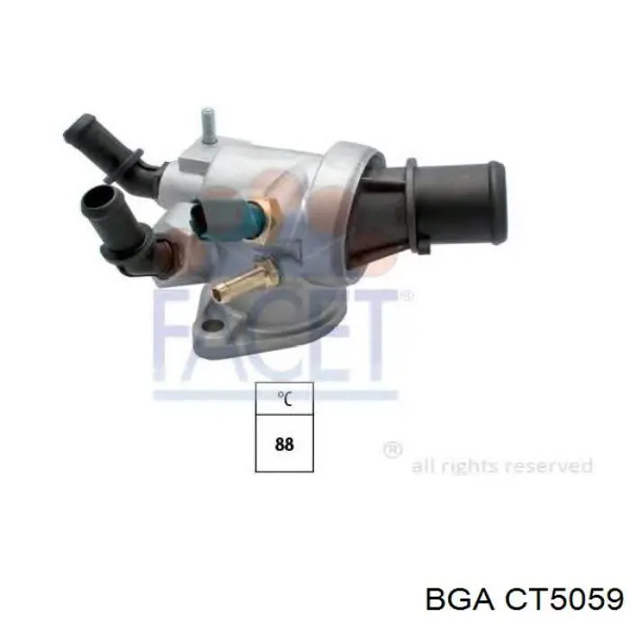 Автомобільний термостат BGA CT5059 ціна, від 32.86 USD