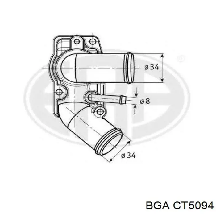 Кожух термостата Maxgear 670074 ціна, від 22.90 USD