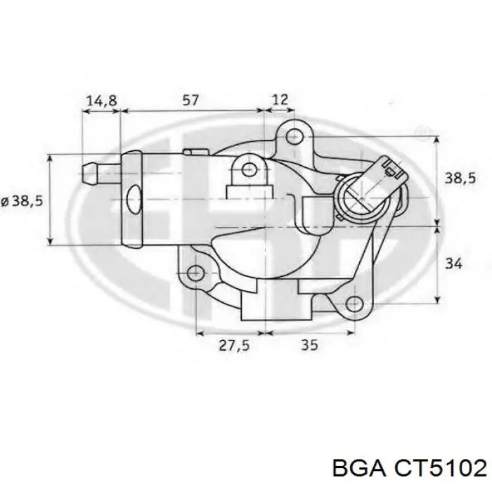 Купити CT5102 BGA Корпус термостата