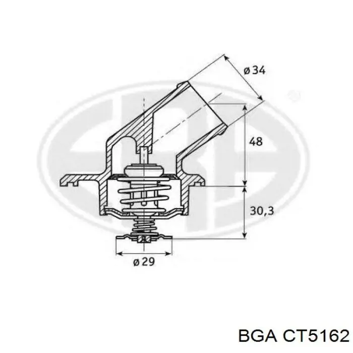 Термостат CT5162 BGA