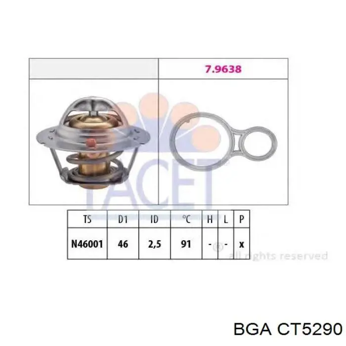 Термостат CT5290 BGA