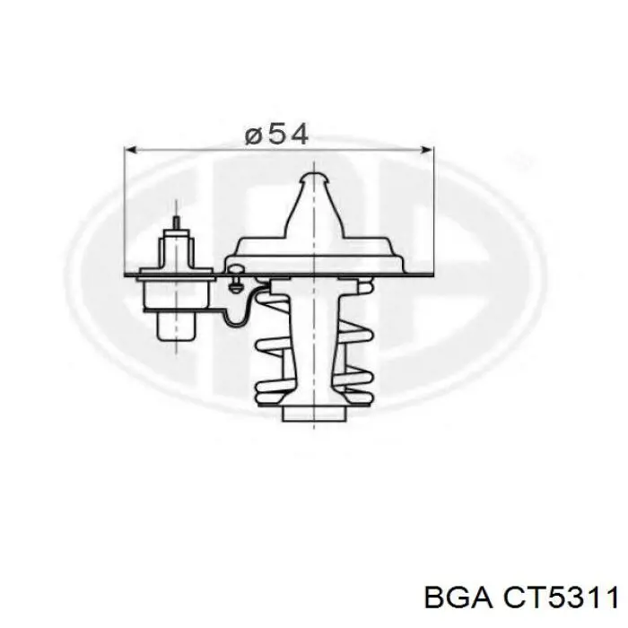 Термостат в зборі BGA CT5311