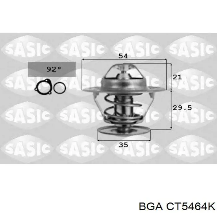 Купити CT5464K BGA Термостат в корпусі
