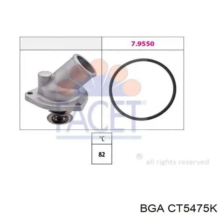 Купити CT5475K BGA Термостат в корпусі