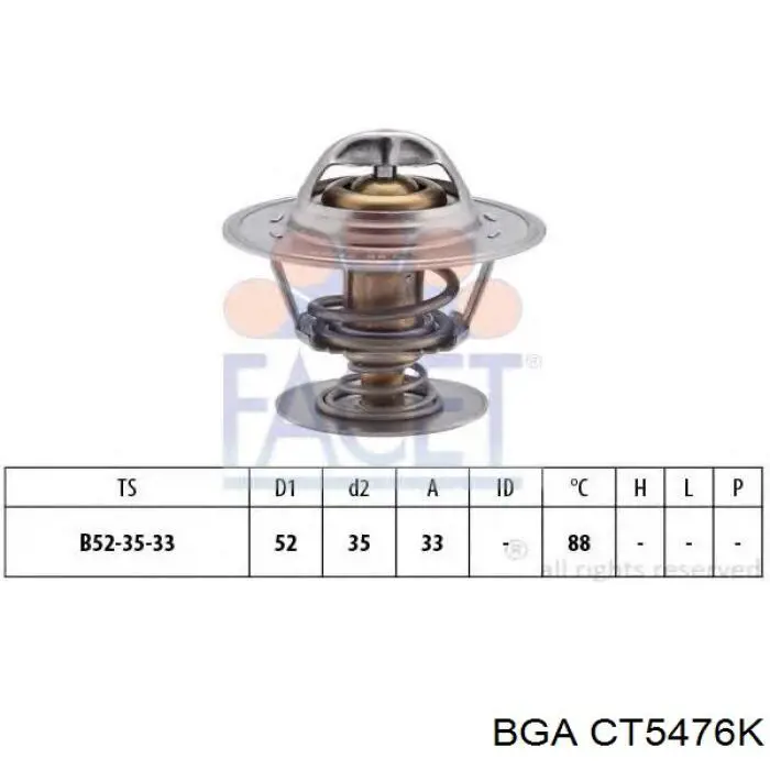Термостат CT5476K BGA