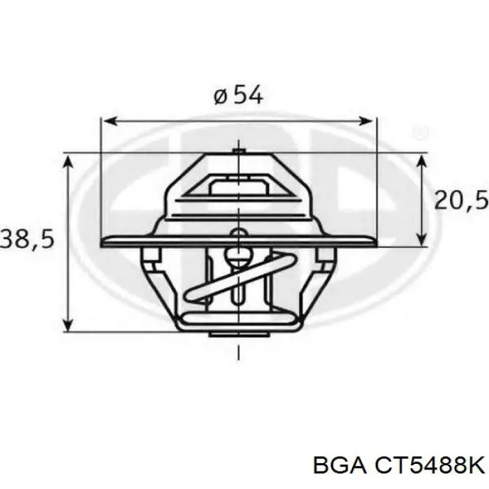Купити CT5488K BGA Термостат в корпусі
