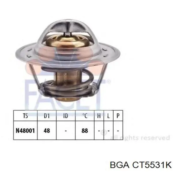Купити CT5531K BGA Термостат в корпусі
