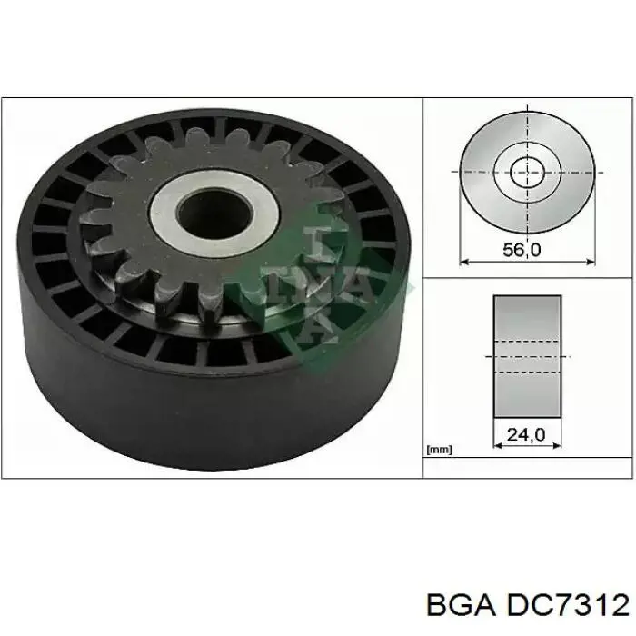 Натяжний ролик DC7312 BGA