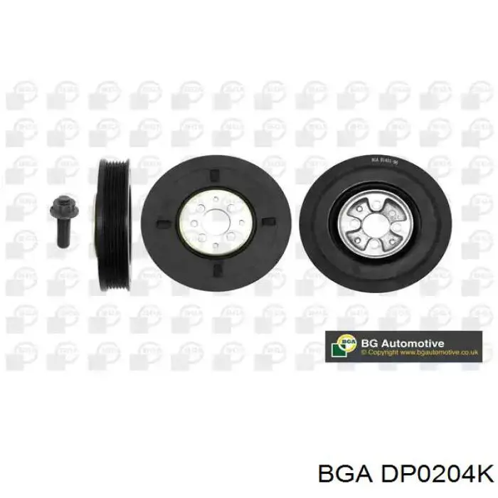 Шків колінвала (демпфер ) BGA DP0204K ціна, від 47.17 USD